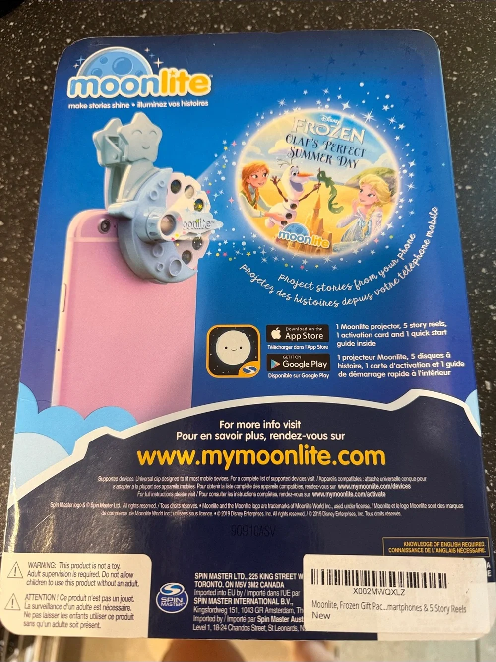Moonlite Storybook projector